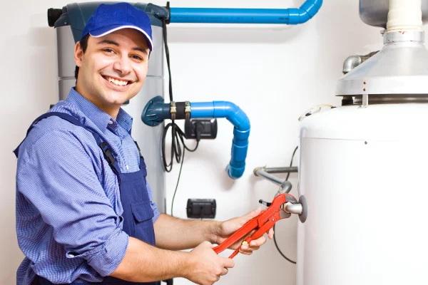 a water softener installation